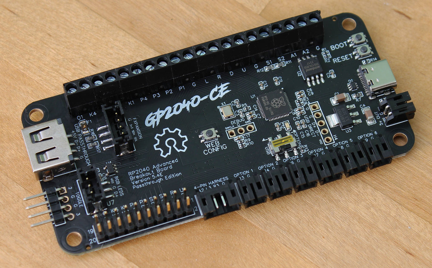 Advanced Breakout Board - USB Passthrough with Magicboots! (Horizontal)
