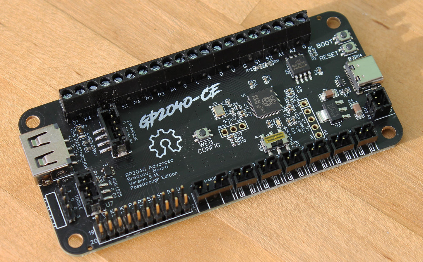 Advanced Breakout Board - USB Passthrough with Magicboots! (Vertical)