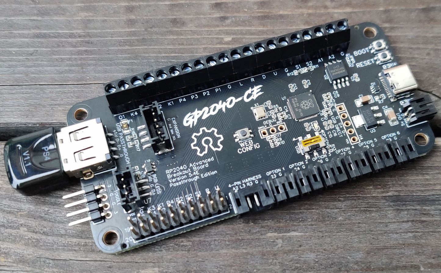 Advanced Breakout Board - USB Passthrough with Magicboots! (Horizontal)