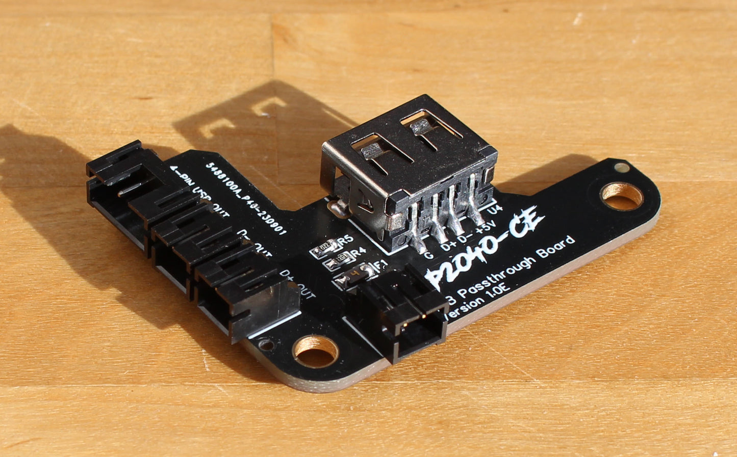 USB Passthrough Board - BLACK EDITION / ENIG (Version - 1.0E)
