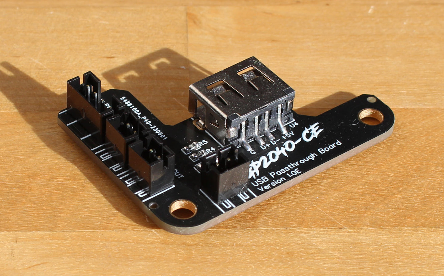 USB Passthrough Board - BLACK EDITION / ENIG (Version - 1.0E)