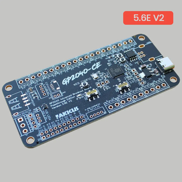 RP2040 Advanced Breakout Board 2セット RP2040 高度なブレークアウトボード USB パススルーファイティング