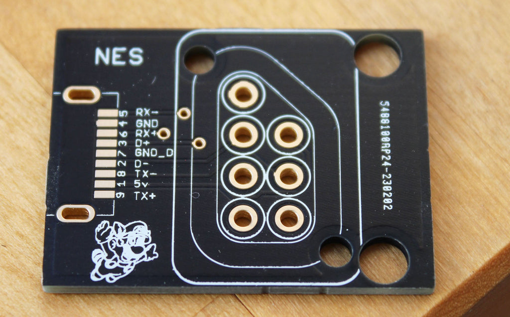 SNAC adapter - NES 90° (PCB only) - SNAC