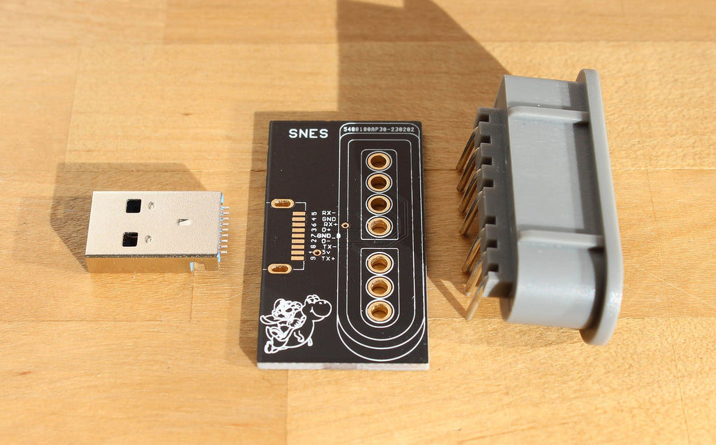 SNAC adapter - SNES + Components (90°) - SNAC